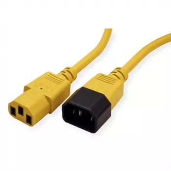 ROLINE 19.08.1532 napájací kábel žltý 3 m IEC 320 (19.08.1532)
