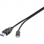 USB kábel Renkforce USB Type-A na USB-C 3.1 1,8 m