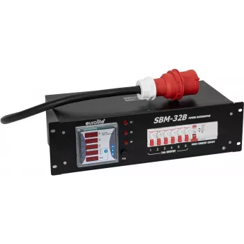 Rozvádzač EUROLITE SBM-32B 30248401 32A 3-fázový