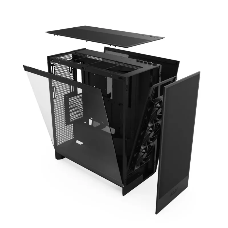 NZXT H7 Flow (2024) Mid-Tower skriňa - čierna