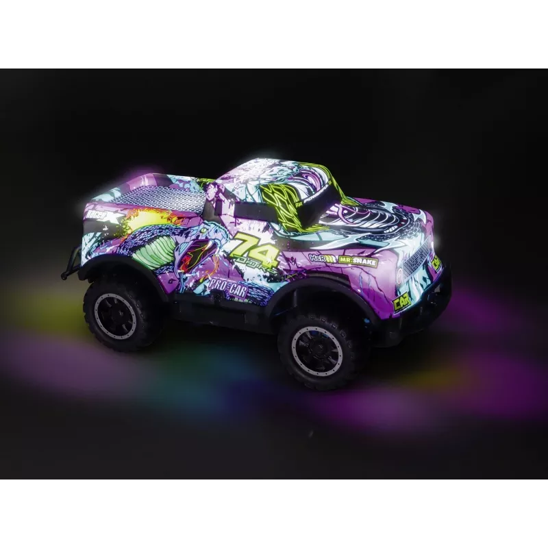 RC auto Ghost Driver - fialová