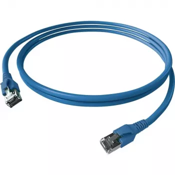 EasyLan FlexBoot patch kábel Cat.6A S/FTP modrá 1,00m - FTP - SFTP