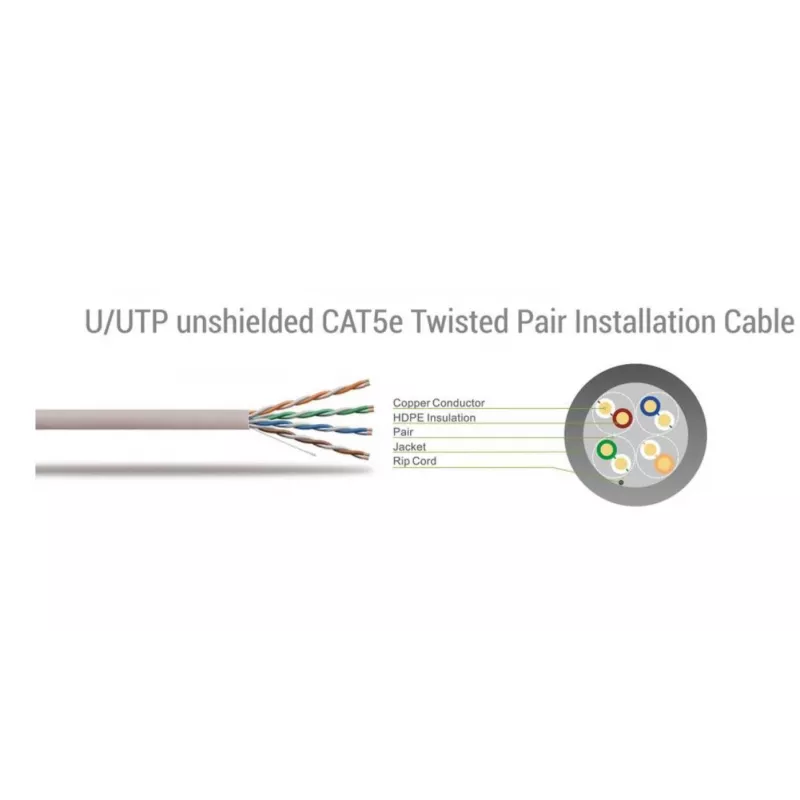 Sieťový kábel SBOX Kábel UTP CAT-5e RJ-45 10 m modrý