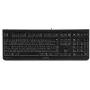 CHERRY KC 1000 klávesnica Home USB švajčiarske rozloženie čierna