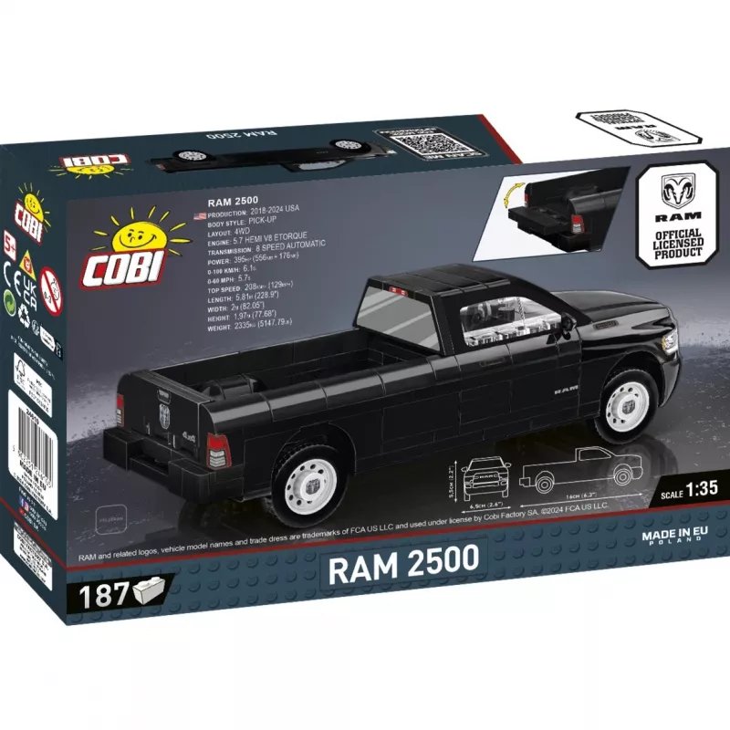Stavebná hračka Cobi RAM 2500 2-in-1 modelová stavebnica, COBI-24610