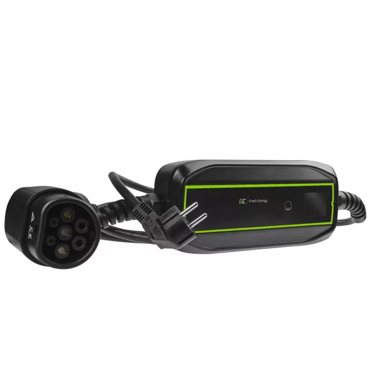 Nabíjacia stanica pre elektrické vozidlá Green Cell EV16 čierna