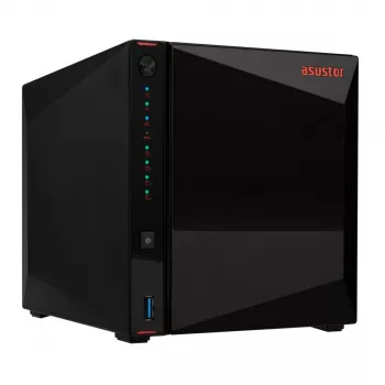 Asustor AS5404T NAS/úložný server Intel® Celeron® N5105 4 GB DDR4 0 TB ADM čierna