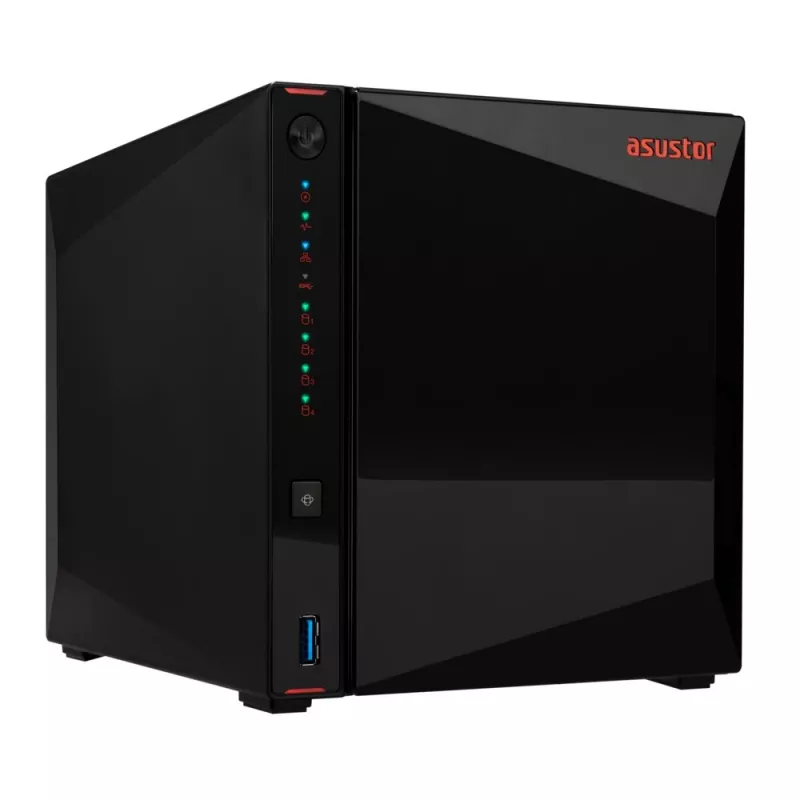 Asustor AS5404T NAS/úložný server Intel® Celeron® N5105 4 GB DDR4 0 TB ADM čierna