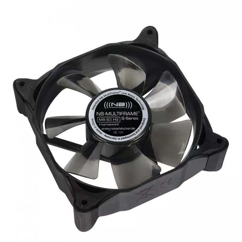 Noiseblocker Multiframe S-Serie M8-3 HS 80mm ventilátor skrine