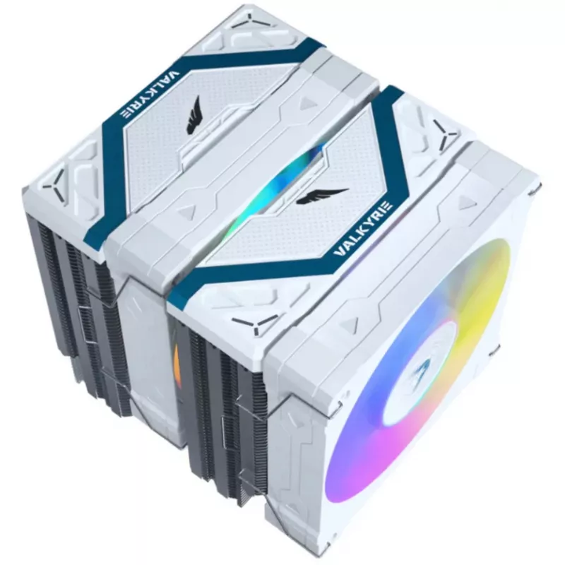 CPU chladič Valkyrie Vind DL125 biely od Valkyrie — model VK-AIRDL125W, ľahký a odolný dizajn