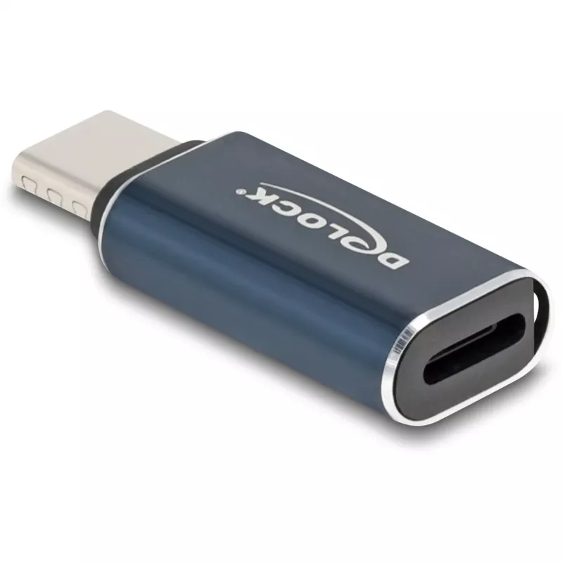 Káblový adaptér DeLOCK 60688 USB 2.0 Type-C na 8-pin Lightning antracit