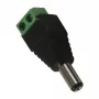 Synergy 21 S21-LED-000219 DC/2.1 x 5.5 mm čierny - zelený káblový konektor