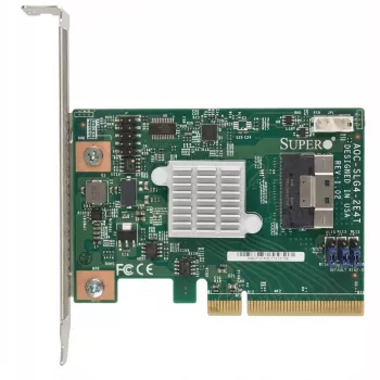 Supermicro - pamäťový radič - NVMe Retimer - PCIe 4.0 - Low-Profile - PCIe 4.0 x8 - pre A+ Server 2124, SuperServer Ultra SYS-220, ULTRA SuperServer SYS-220, SYS-620