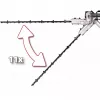 Einhell nožnice na živý plot/ teleskopický reťazový nadstavec GC-HC 90/2046 T