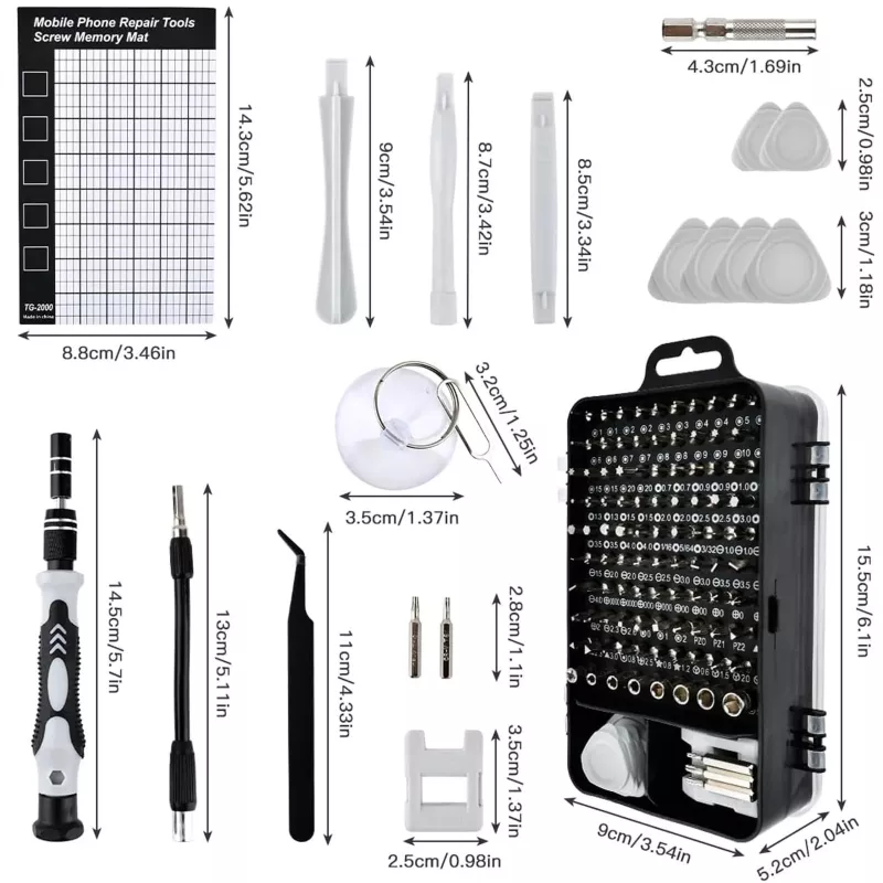 Extralink sada presných skrutkovačov, Torx skrutkovače 120 v 1