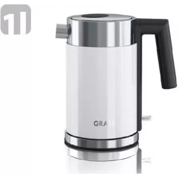 Rýchlovarná kanvica Graef 1 L 2200 W nerezová biela