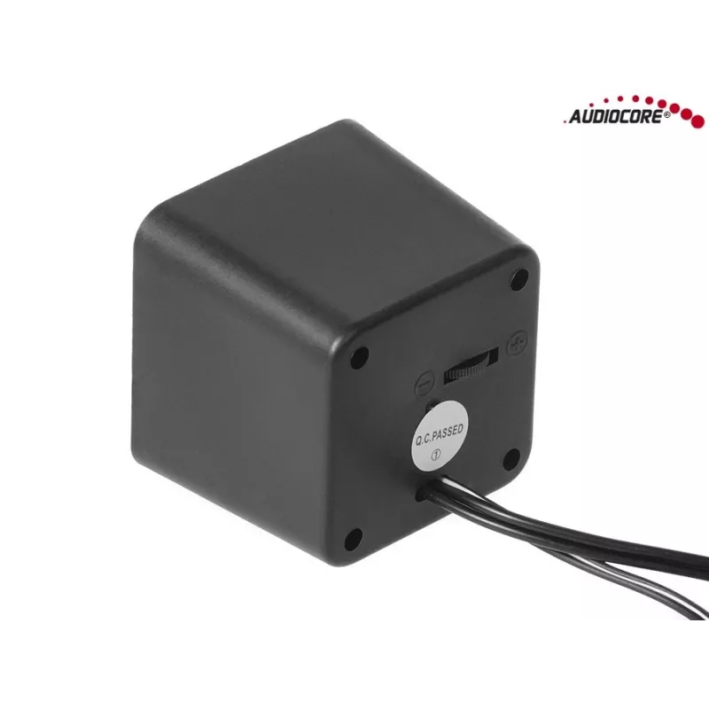 2-pásmový PC reproduktor Audiocore AC870 B — 3 W RMS, káblové USB napájanie, 3,5 mm vstup, 2.0 kanály