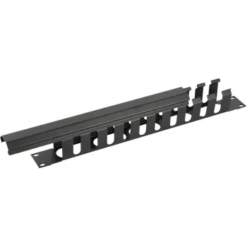 Lanview 1U 48,30cm (19) posuvný kryt kábel (RAO400BL)