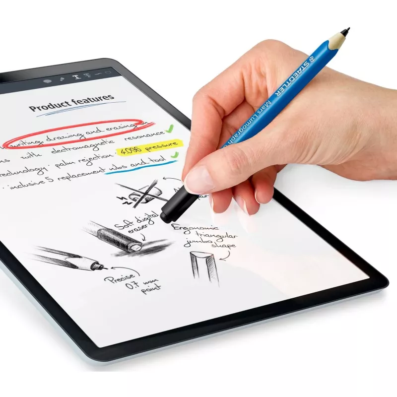 Staedtler Mars Lumograph Digital Jumbo digitálne pero, modré