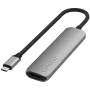 Satechi ST-P4SM rozbočovač USB Type-C 10000 Mbit/s sivý