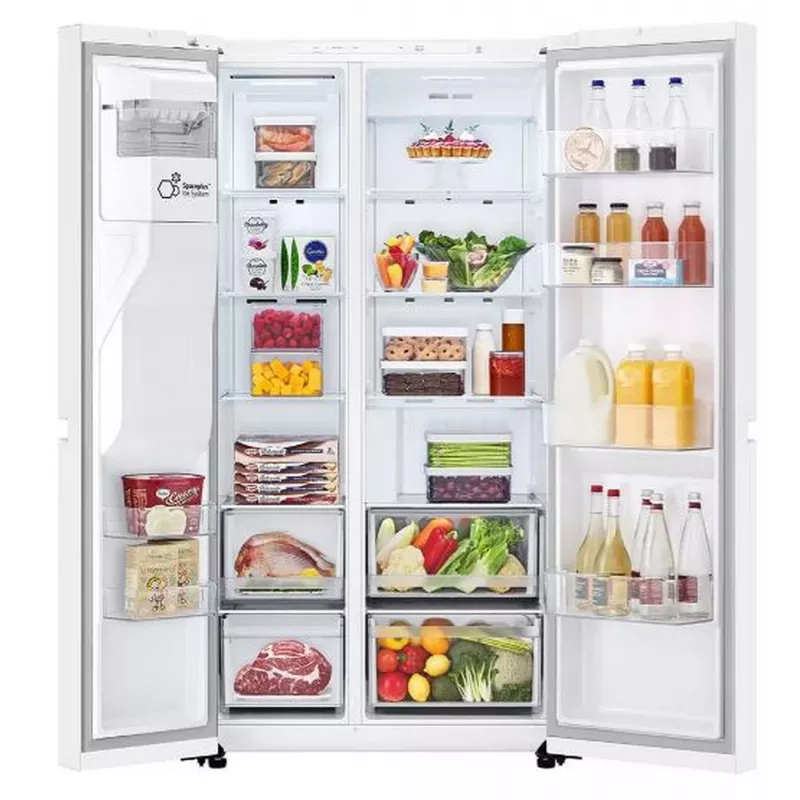 LG GSLC40SWPE side-by-side chladnička voľne stojaca 638 L biela