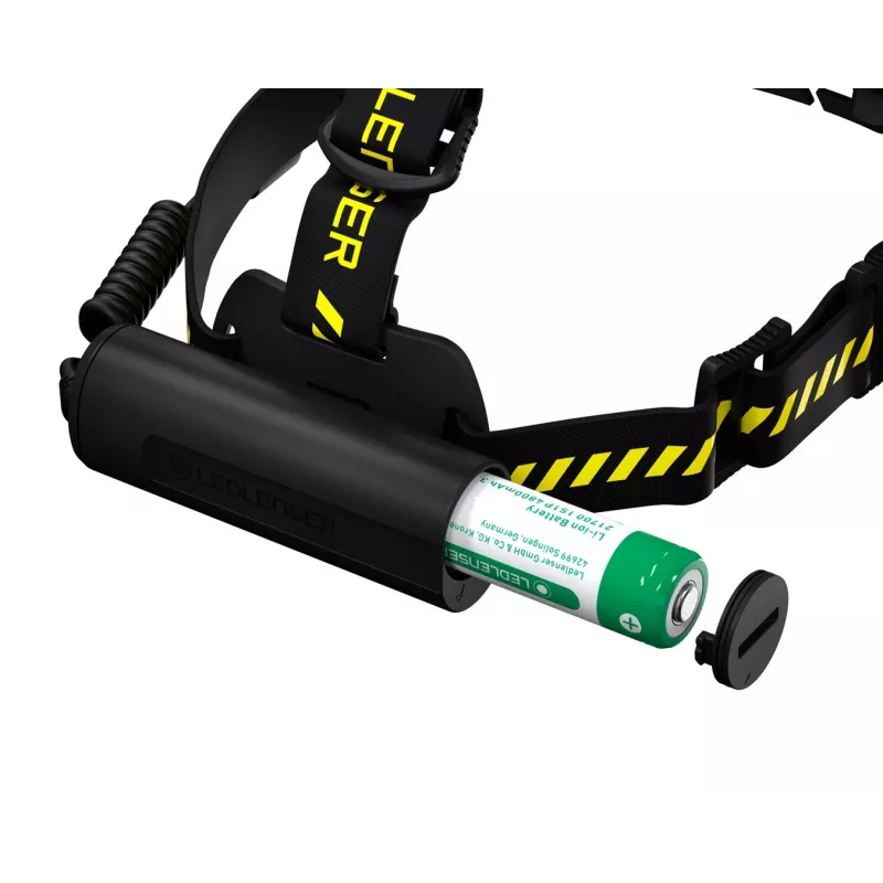 Ledlenser 502195 baterka čierna, žltá čelová LED lampa