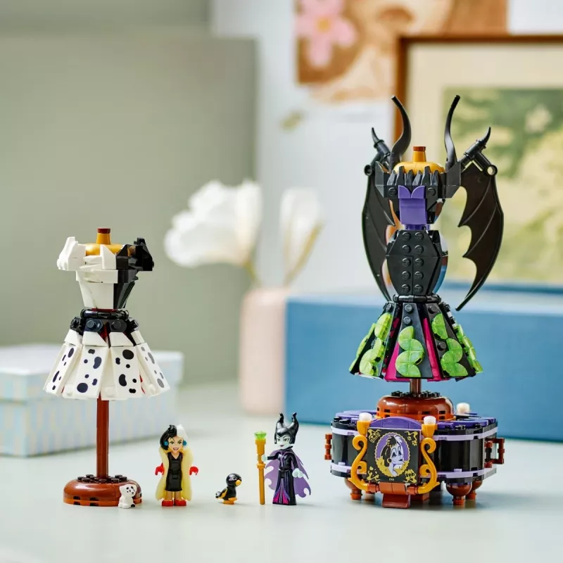 LEGO DISNEY 43262 Maleficentine a Cruella de Vil šaty