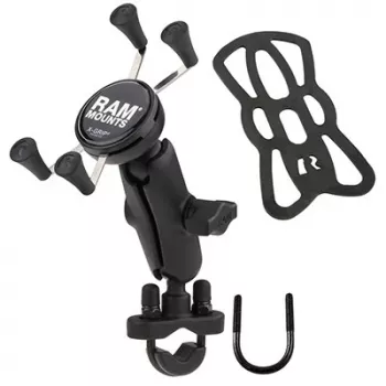 RAM Mounts X-Grip držiak na telefón so základňou s U-skrutkou na riadidlá