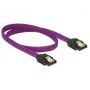 DeLOCK 83691 SATA kábel 0,5 m SATA 7-pin fialový
