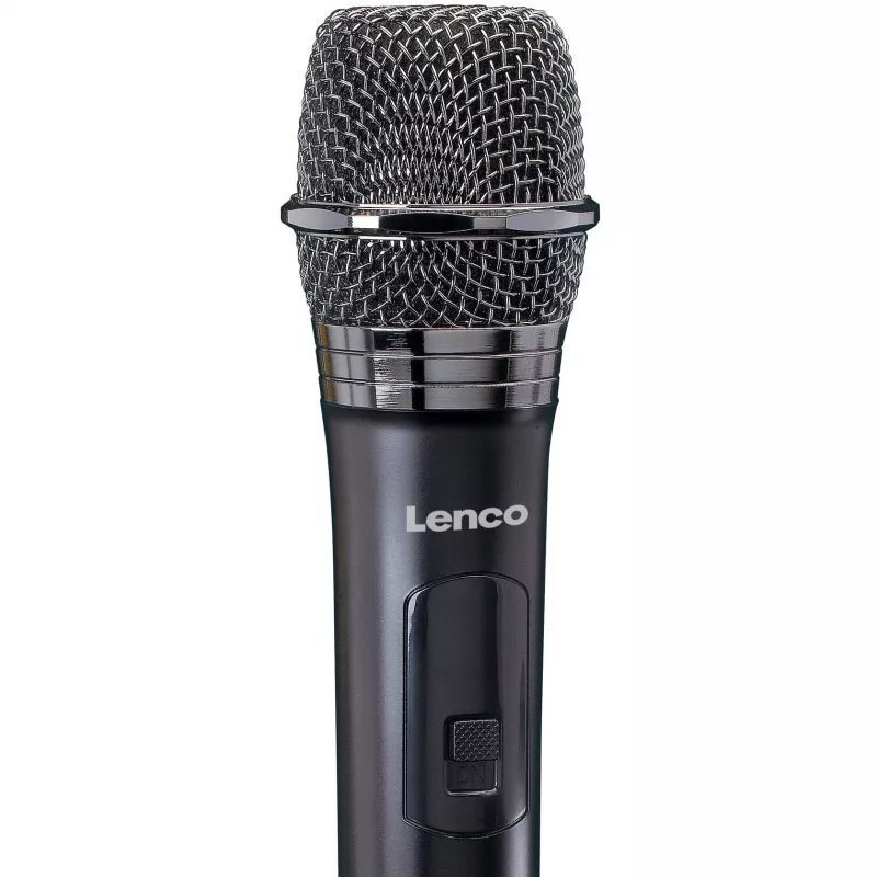 Scénický mikrofón Lenco MCW-011BK