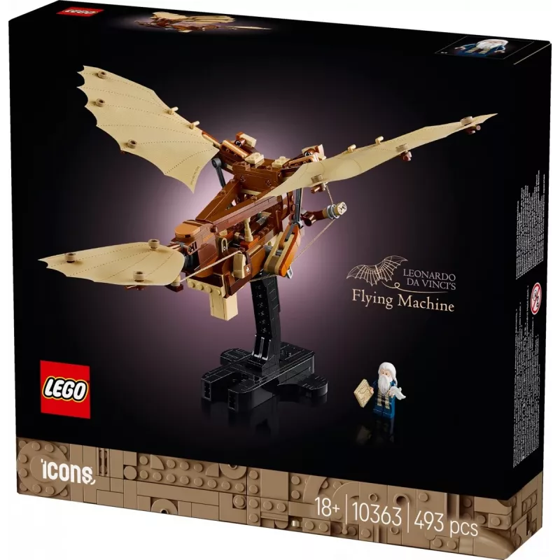 LEGO ICONS 10363 Leonardo da Vinciho lietajúci stroj