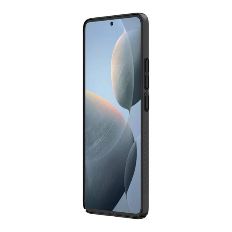 Ochranné puzdro na telefón Nillkin Super Frosted Shield Pro pre Xiaomi Redmi K70E / Poco X6 Pro 5G — čierne, tvrdé matné protišmykové