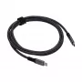 Akyga AK-USB-34 USB-C na USB-C Thunderbolt-3 kábel, 40 Gbit/s, 100 W, 1,5 m, čierna