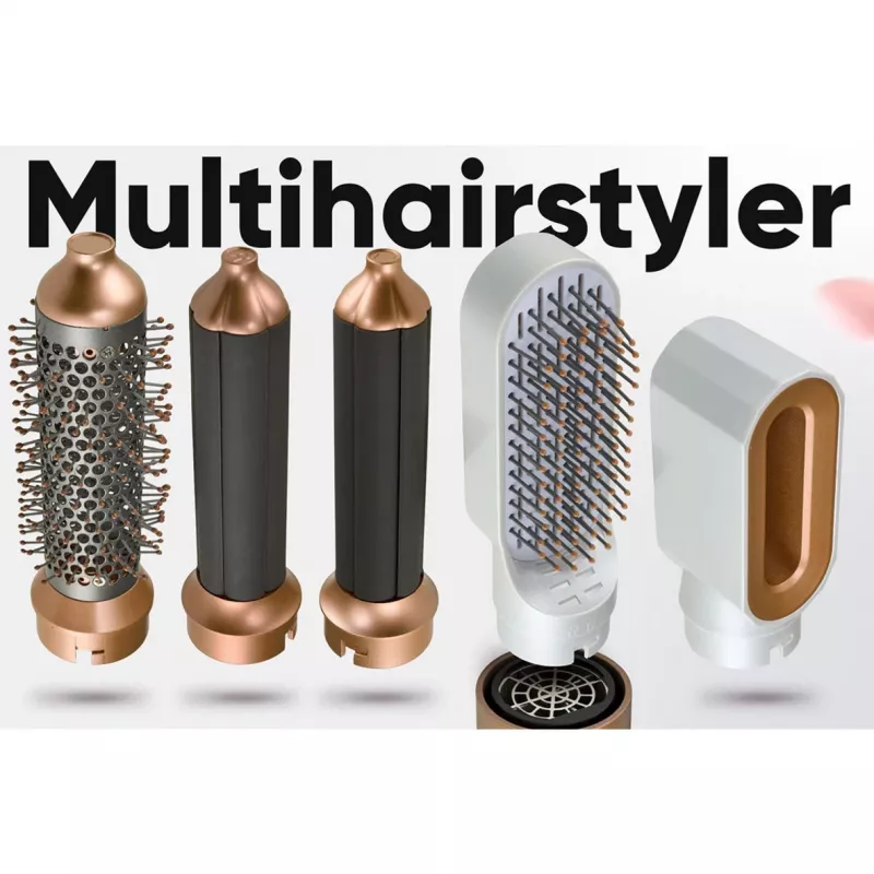Teplovzdušný styler Profi-Care 331321 bielo-ružový – 4-in-1 multi-styler, 5 nástavcov, 1000W, 3 stupne teploty