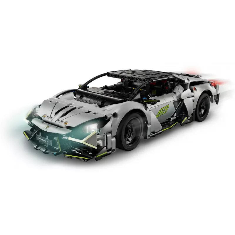 LEGO Technic Supercar Lamborghini Revuelto 42214 — detailný model v mierke 1:10, 1 135 dielov