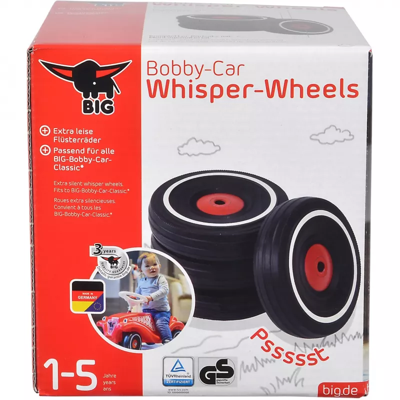 Chodítko Simba-Dickie BIG Bobby-Car Whisper Wheels, tichá sada kolies