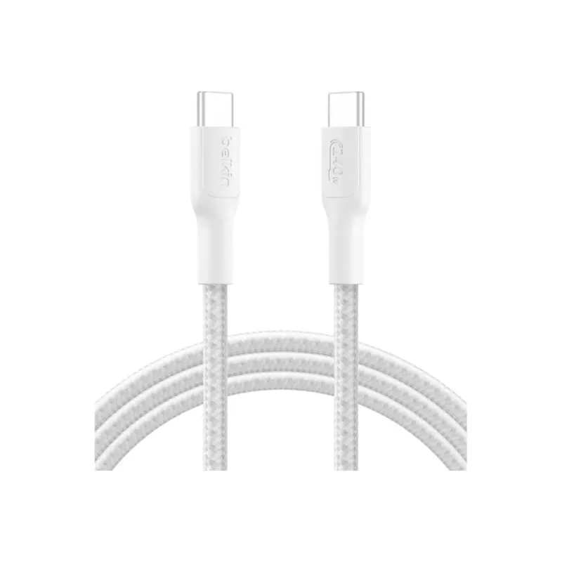 USB kábel Belkin BoostCharge Pro 2m USB C biely