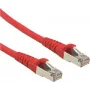 ROLINE - patch kábel - RJ-45 (M) na RJ-45 (M) - 3 m - SFTP - CAT 6a - červený (21.15.2813)