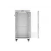 Stojaca skriňa LANBERG FF01-6822-12SL 22U samostatne stojaca, 1233×600×800 mm, IP20, 1200 kg