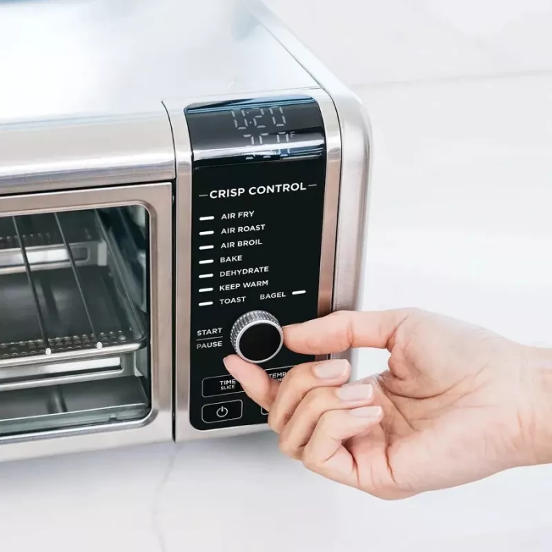 Ninja SP101 samostatná 10 L voľne stojaca 2400 W teplovzdušná fritéza čierna, nerezová oceľ