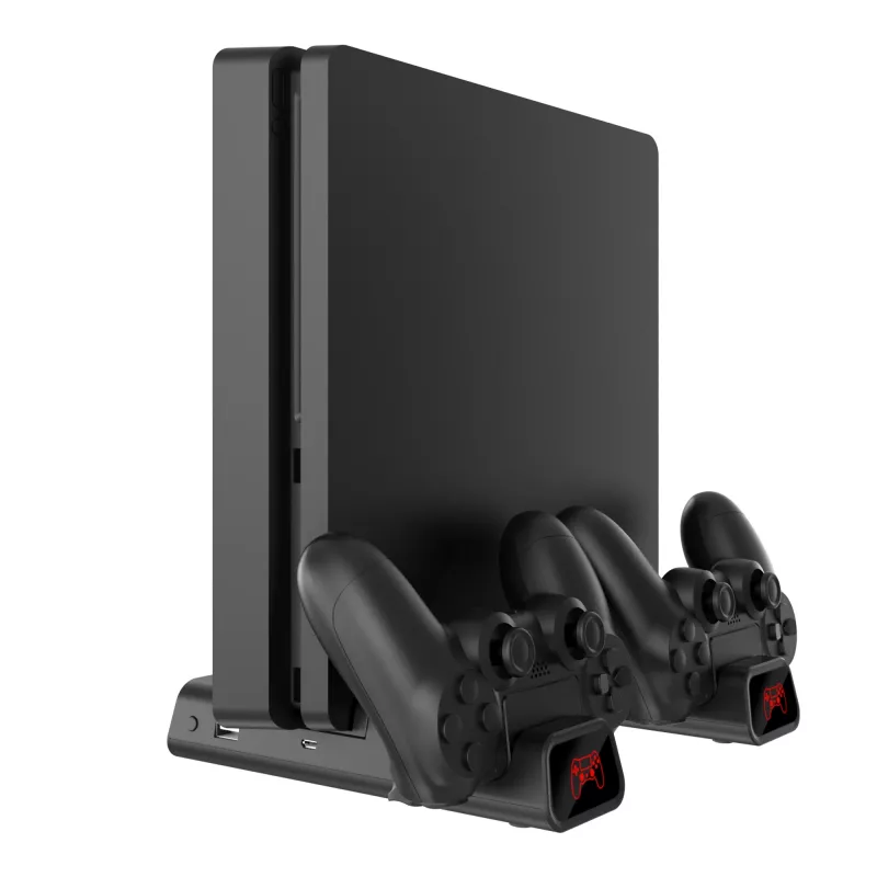 Chladiaci podložka White Shark PS4-19076 Cutman s 2 nabíjacími stanicami pre ovládač