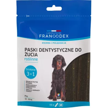 FRANCODEX Dental Strips M - psí pamlsek - 15