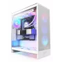 PC skriňa NZXT H7 Flow RGB Midi Tower biela — tvrdené sklo, EATX, vpredu 3×120mm, USB-C