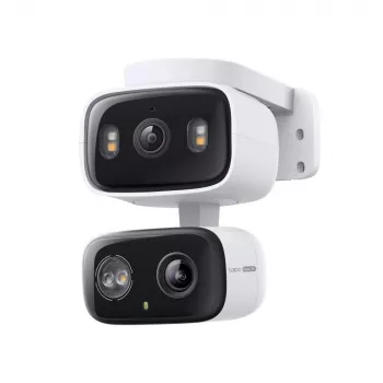 IP bezpečnostná kamera TP‑LINK Tapo C246D — 3MP (2304×1296), 2,8 mm, 107,8° zorné pole, PTZ dvojobjektív, IP65, Wi‑Fi/Gigabit, microSD do 512 GB