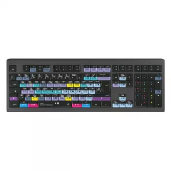 Logickeyboard ASTRA 2 klávesnica USB QWERTY anglická čierna Full-Size 104 klávesov