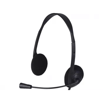 Advanced Accessories USB headset s mikrofónom - čierna