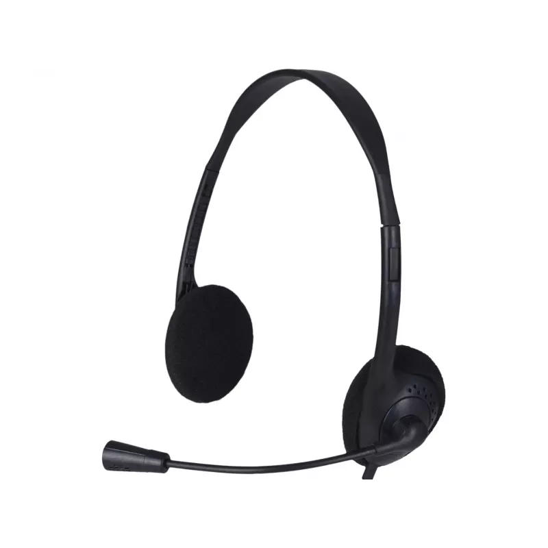Advanced Accessories USB headset s mikrofónom - čierna