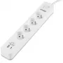 Prepäťová ochranná lišta PROTECT 4PL 1A1C USB T/LZ12-PRO015/1000