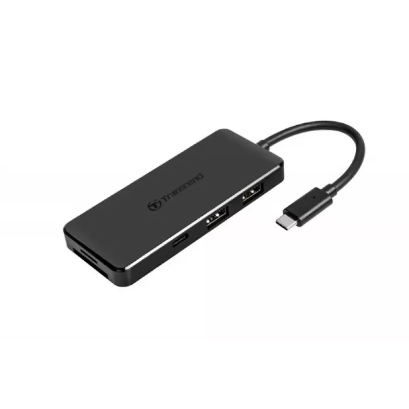 Transcend HUB5C USB 3.2 Gen 2 (3.1 Gen 2) Type-C čierny