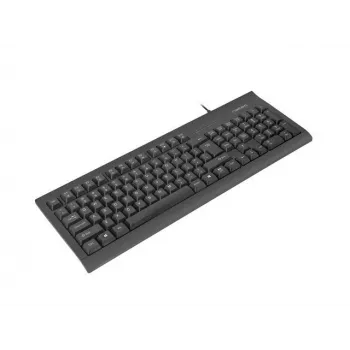 Káblová plná klávesnica NATEC MORAY Home/Office USB QWERTY US International čierna, 104 klávesov, numerický blok